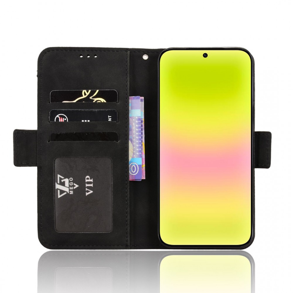 Калъф Тефтер за Huawei Pura 90s Pro / Pura 90 Pro от PU Кожа + TPU с Портфейл, Отделящ се Поставък за Карти и Скрийн Протектор – 5 цвята