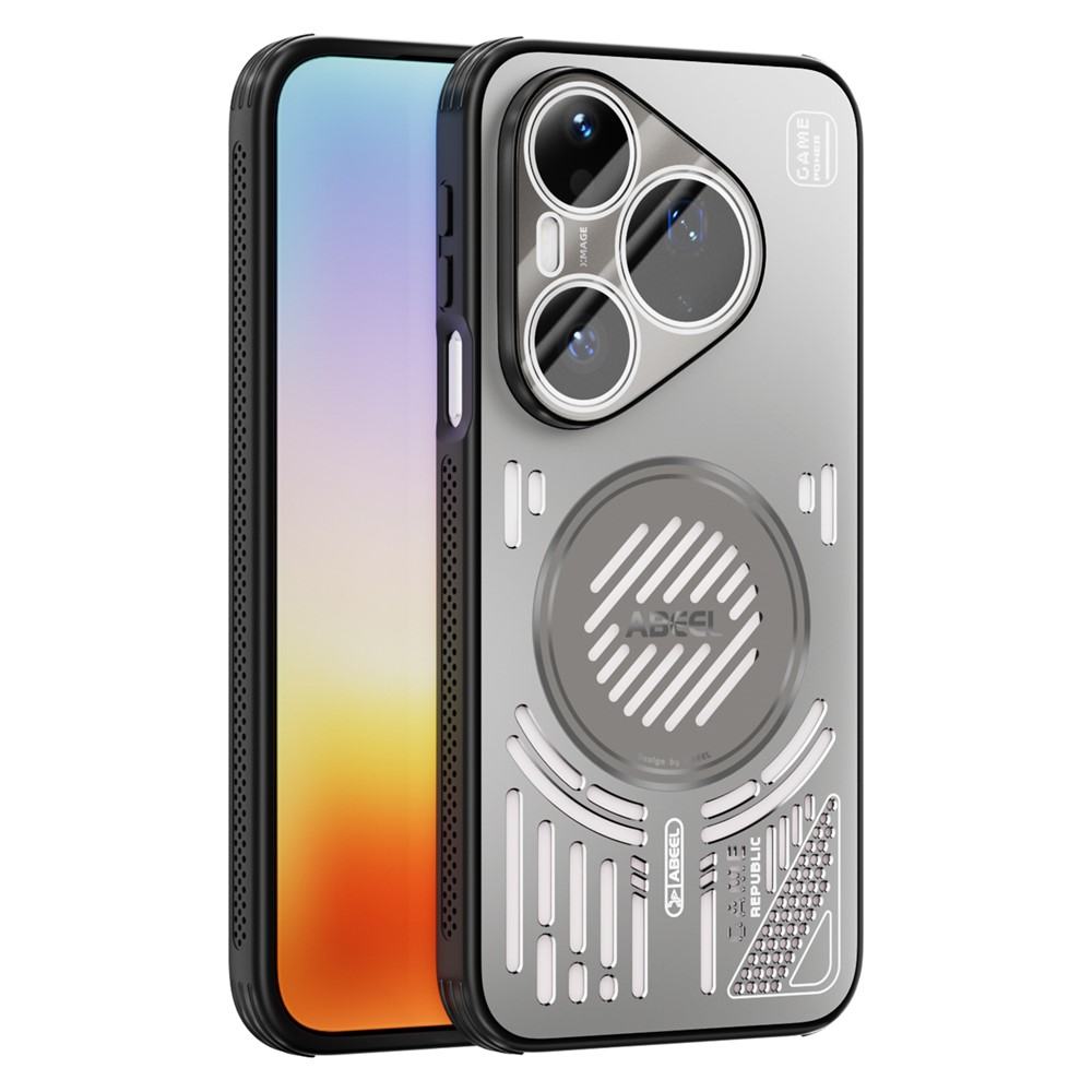 Калъф за Huawei Pura 90s Pro / Pura 90 Pro ABEEL Магнитен Алуминий + PC + TPU с Отвори за Охлаждане, Airbag Защита и Скрийн Протектор – 5 цвята