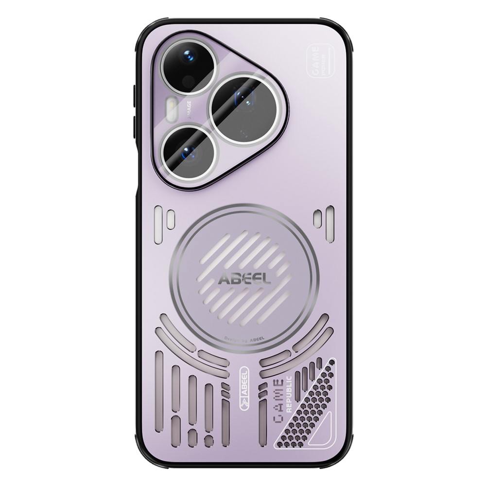 Калъф за Huawei Pura 90s Pro / Pura 90 Pro ABEEL Магнитен Алуминий + PC + TPU с Отвори за Охлаждане, Airbag Защита и Скрийн Протектор – 5 цвята