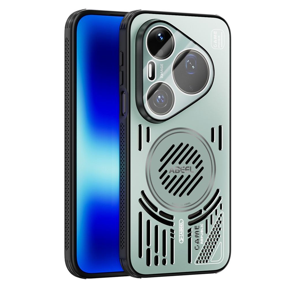 Калъф за Huawei Pura 90s Pro Max / Pura 90 Pro Max ABEEL Магнитен Алуминий + PC + TPU с Охлаждаща Конструкция и Скрийн Протектор – 5 цвята