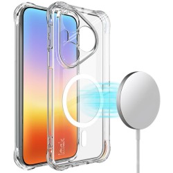Калъф за Huawei Pura 90s Pro / Pura 90 Pro IMAK Магнитен TPU с Airbag Защита и Скрийн Протектор – Прозрачен
