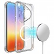 Калъф за Huawei Pura 90s Pro Max / Pura 90 Pro Max IMAK Магнитен Удароустойчив TPU Airbag със Скрийн Протектор – Прозрачен