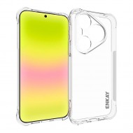 Прозрачен TPU Калъф за Huawei Pura 90s Pro / Pura 90 Pro HAT PRINCE ENKAY Удароустойчив с Подсилени Ъгли и Противоплъзгащи Ленти със Скрийн Протектор