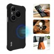 Калъф за Huawei Pura 90s Pro / Pura 90 Pro IMAK Магнитен TPU с Airbag Защита и Скрийн Протектор – Матов Черен
