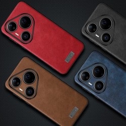 Калъф SULADA за Huawei Pura 90 Pro Max / Pura 90s Pro Max 5G Удароустойчив TPU + Ръчно Изработена Кожа със Скрийн Протектор – 4 цвята