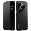 Калъф SULADA Kevlar 600D за Huawei Pura 90 Pro / 90s Pro със Смарт Прозорец и Скрийн Протектор – 3 цвята