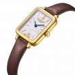 Lee Cooper LC08208.122 Дамски часовник, Кафяв- Седефен циферблат, Кожена каишка