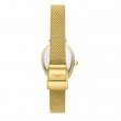 Дамски часовник Lee Cooper LC08360.130 – със златиста стоманена верижка, сив циферблат и овален корпус 23 мм