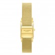 Дамски часовник Lee Cooper LC08386.120 – златиста стоманена верижка, правоъгълен седефен циферблат с кристали