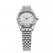 Дамски часовник Lee Cooper LC08400.330 – сребриста стоманена верижка, сив циферблат и кристали