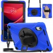 Удароустойчив калъф със стойка за Lenovo Tab K11 Gen 2 / Lenovo Idea Tab – 360° ротация, ремък за ръка и протектор, 5 цвята
