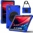 Удароустойчив калъф със стойка за Lenovo Tab K11 Gen 2 / Lenovo Idea Tab – 360° ротация, ремък за ръка и протектор, 5 цвята