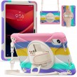 Удароустойчив калъф със стойка за Lenovo Tab K11 Gen 2 / Lenovo Idea Tab – 360° ротация, ремък за ръка и протектор, 5 цвята