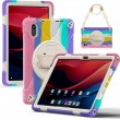 Удароустойчив калъф със стойка за Lenovo Tab K11 Gen 2 / Lenovo Idea Tab – 360° ротация, ремък за ръка и протектор, 5 цвята
