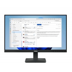 Монитор Lenovo ThinkVision S24-4e 23.8", IPS, Full HD, 100Hz, 4ms, HDMI, VGA, Black – 64B5KAT1EU