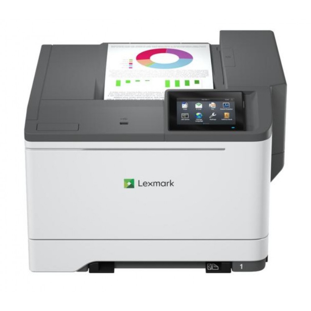 Lexmark CS632dwe Принтер - A4, Цветен, Лазерен, 40ppm, Duplex, Мрежов, White-Grey