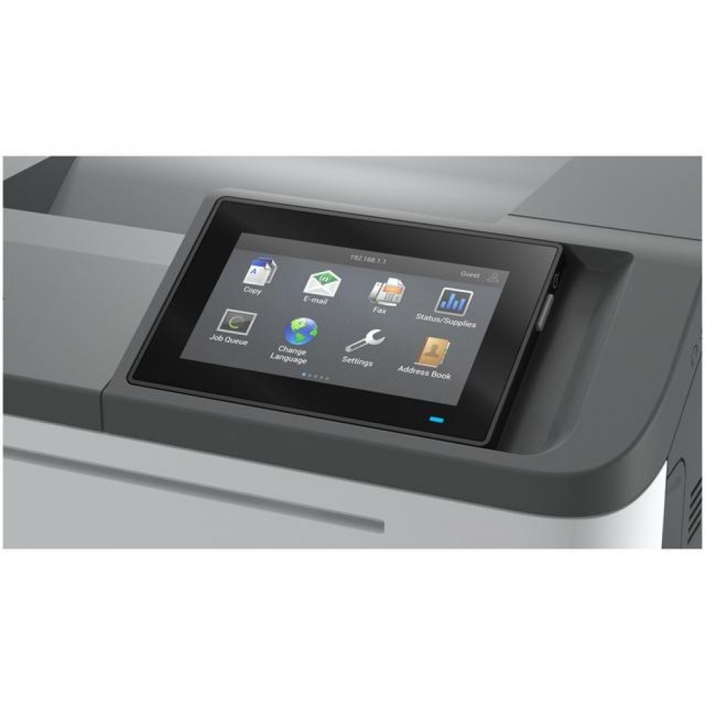 Lexmark CS632dwe Принтер - A4, Цветен, Лазерен, 40ppm, Duplex, Мрежов, White-Grey