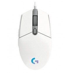 Logitech G102 LIGHTSYNC – Жична мишка, 8000 DPI, 6 бутона, RGB, 85g - Бяла