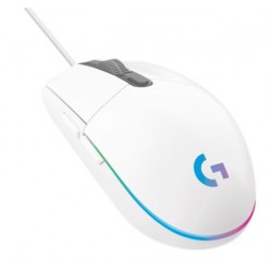 Logitech G102 LIGHTSYNC – Жична мишка, 8000 DPI, 6 бутона, RGB, 85g - Бяла