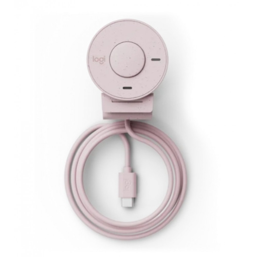 Logitech Brio 300 Full HD Уеб Камера с Mono Микрофон и USB-C – Pink – 960-001448