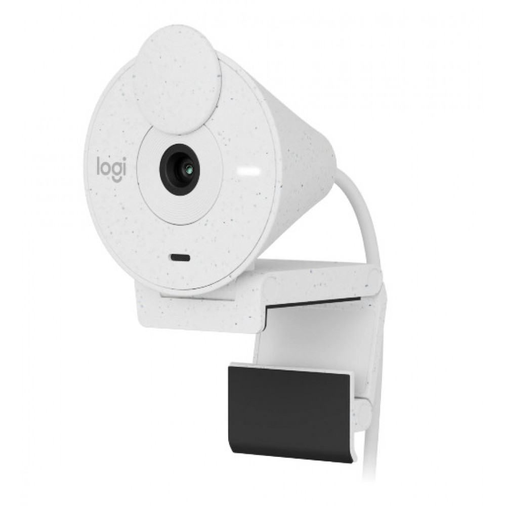 Logitech Brio 300 Full HD Уеб Камера с Mono Микрофон и USB-C – Off-White – 960-001442