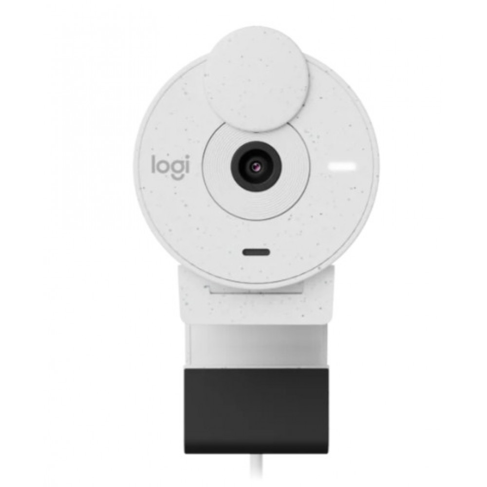 Logitech Brio 300 Full HD Уеб Камера с Mono Микрофон и USB-C – Off-White – 960-001442