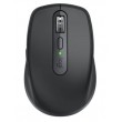 Logitech MX Anywhere 3S – безжична мишка, 8000 DPI, Darkfield, 6 бутона, 70 дни батерия, Graphite