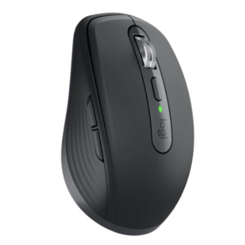 Logitech MX Anywhere 3S – безжична мишка, 8000 DPI, Darkfield, 6 бутона, 70 дни батерия, Graphite