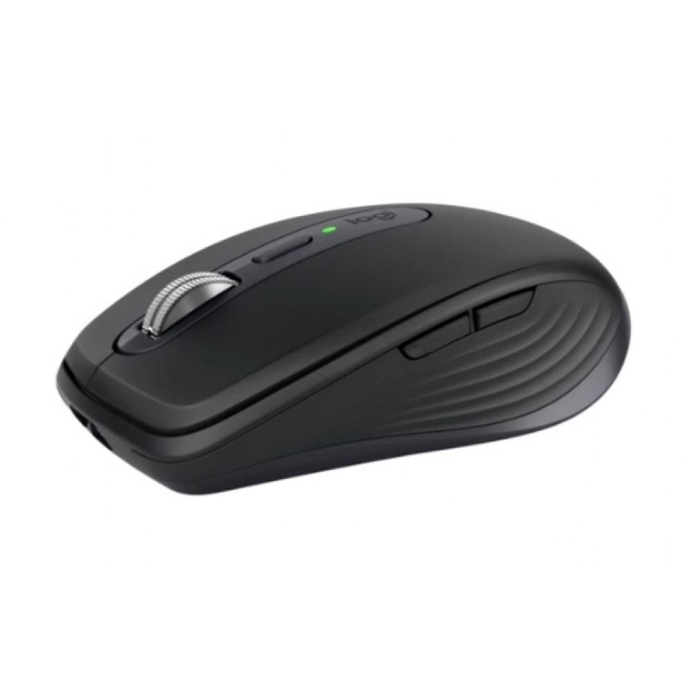 Logitech MX Anywhere 3S – безжична мишка, 8000 DPI, Darkfield, 6 бутона, 70 дни батерия, Graphite