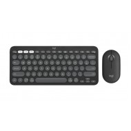 Logitech Pebble 2 Combo Безжичен Комплект Клавиатура и Мишка с Easy-Switch – Graphite