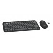 Logitech Pebble 2 Combo Безжичен Комплект Клавиатура и Мишка с Easy-Switch – Graphite