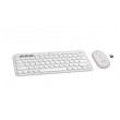 Logitech Pebble 2 Combo Безжичен Комплект Клавиатура и Мишка с Easy-Switch – White