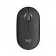 Logitech Pebble 2 M350s - ултра-тиха Bluetooth мишка, 1000 DPI, еко дизайн - графит