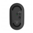 Logitech Pebble 2 M350s - ултра-тиха Bluetooth мишка, 1000 DPI, еко дизайн - графит