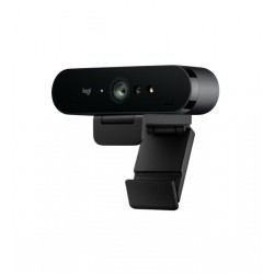 Logitech BRIO 4K UHD Уеб Камера с Dual Omni-Directional Микрофони и Капак за Поверителност – Graphite – 960-001746