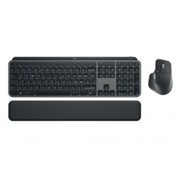 Logitech MX Keys Combo for Business Gen2 Комплект Безжична Клавиатура и Мишка с Palm Rest – Graphite