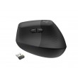 Logitech Lift - вертикална ергономична мишка за бизнес, Logi Bolt, 4000 DPI - графит
