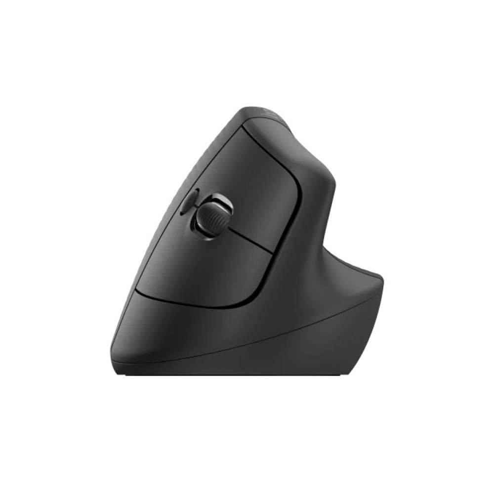 Logitech Lift - вертикална ергономична мишка за бизнес, Logi Bolt, 4000 DPI - графит