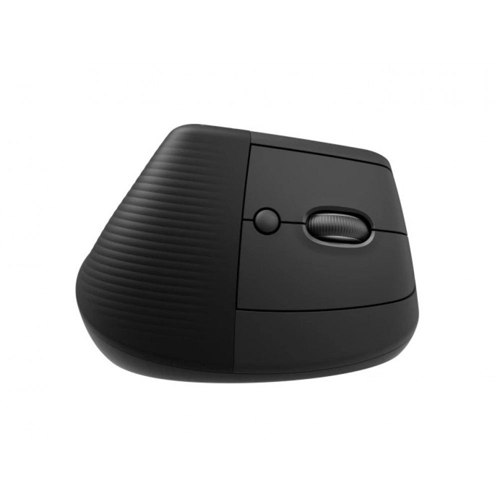 Logitech Lift - вертикална ергономична мишка за бизнес, Logi Bolt, 4000 DPI - графит