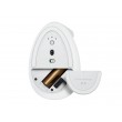 Logitech Lift - вертикална ергономична мишка за бизнес, Logi Bolt, 4000 DPI - бяла