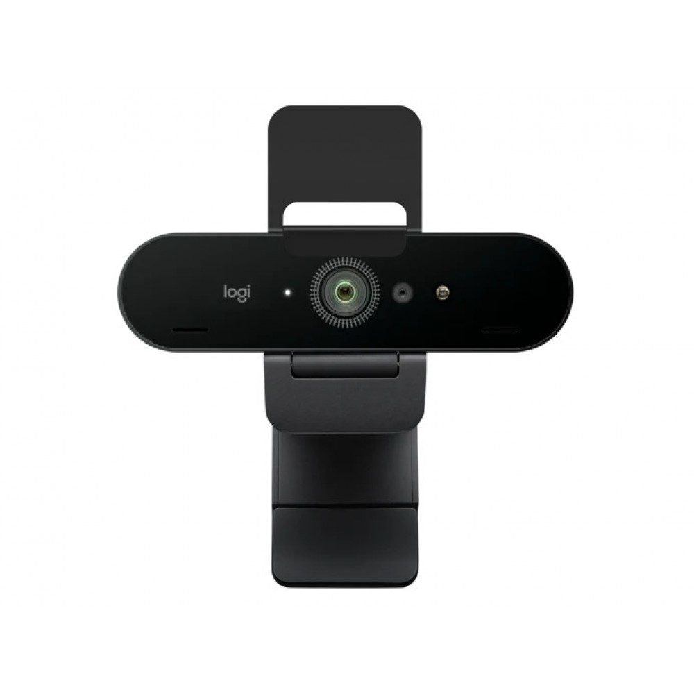 Logitech BRIO 4K UHD Уеб Камера с Dual Omni-Directional Микрофони и Капак за Поверителност – Graphite – 960-001746