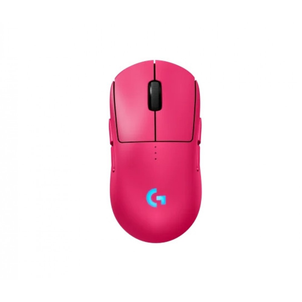 Logitech PRO 2 LIGHTSPEED – безжична гейминг мишка, 44000 DPI, Hero 2, 80g, розова