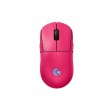 Logitech PRO 2 LIGHTSPEED – безжична гейминг мишка, 44000 DPI, Hero 2, 80g, розова
