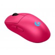 Logitech G PRO 2 LIGHTSPEED Безжична Gaming Мишка HERO 2 до 44000 DPI с LIGHTFORCE и LIGHTSYNC – Pink – 910-007309