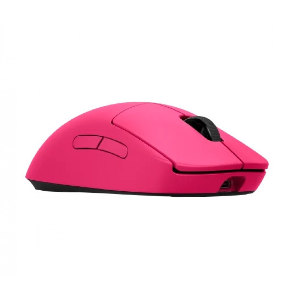 Logitech G PRO 2 LIGHTSPEED Безжична Gaming Мишка HERO 2 до 44000 DPI с LIGHTFORCE и LIGHTSYNC – Pink – 910-007309