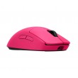 Logitech PRO 2 LIGHTSPEED – безжична гейминг мишка, 44000 DPI, Hero 2, 80g, розова