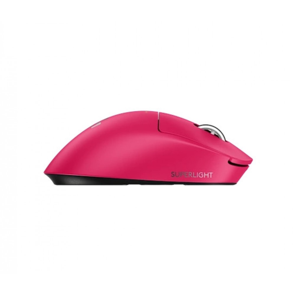 Logitech PRO X Superlight 2 DEX – 60g, 44000 DPI, 8kHz, 95h, Ergo, LIGHTSPEED - Розова