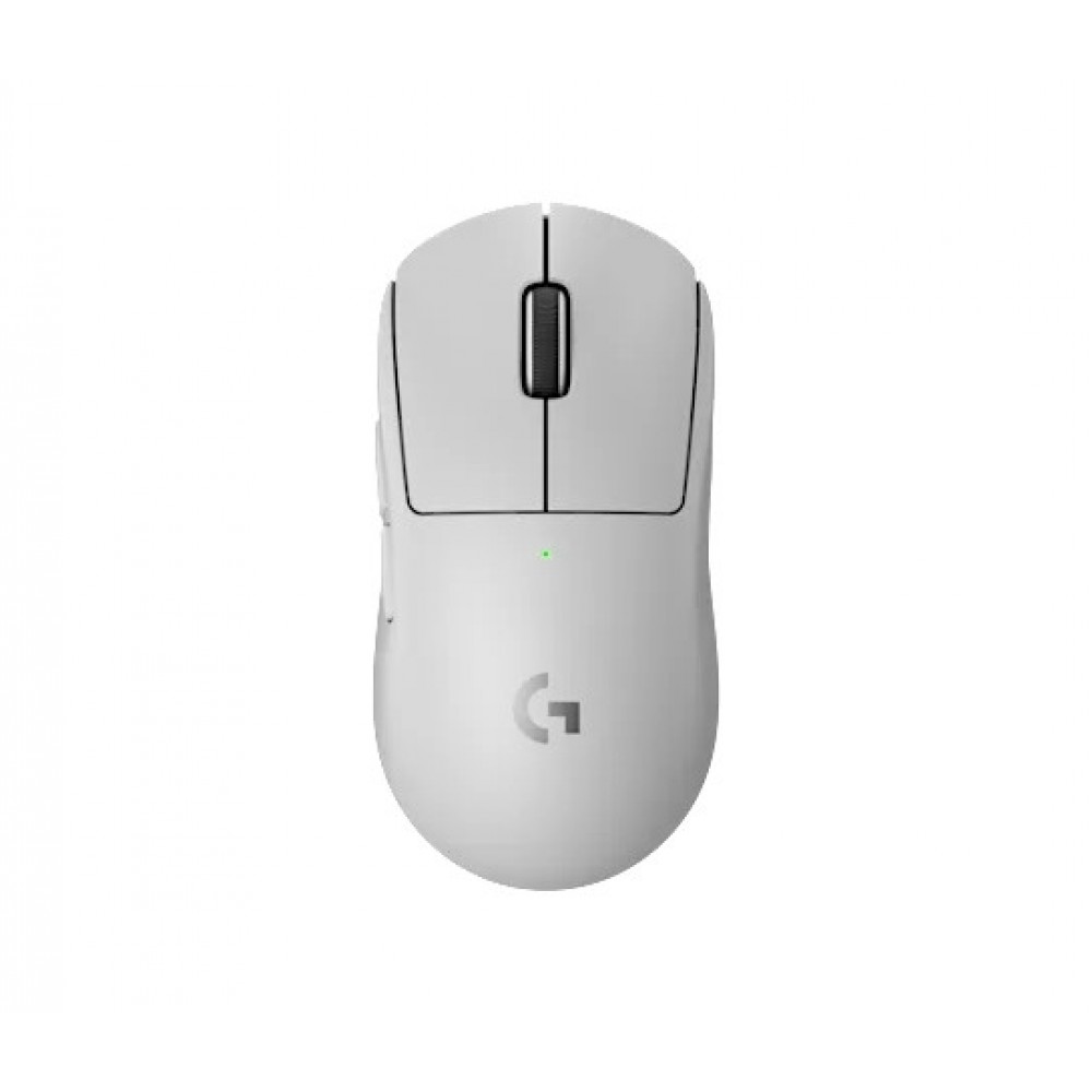 Logitech PRO X SUPERLIGHT 2 SE – безжична гейминг мишка, 44000 DPI, Hero 2, 60g, бяла
