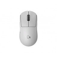 Logitech PRO X SUPERLIGHT 2 SE – безжична гейминг мишка, 44000 DPI, Hero 2, 60g, бяла