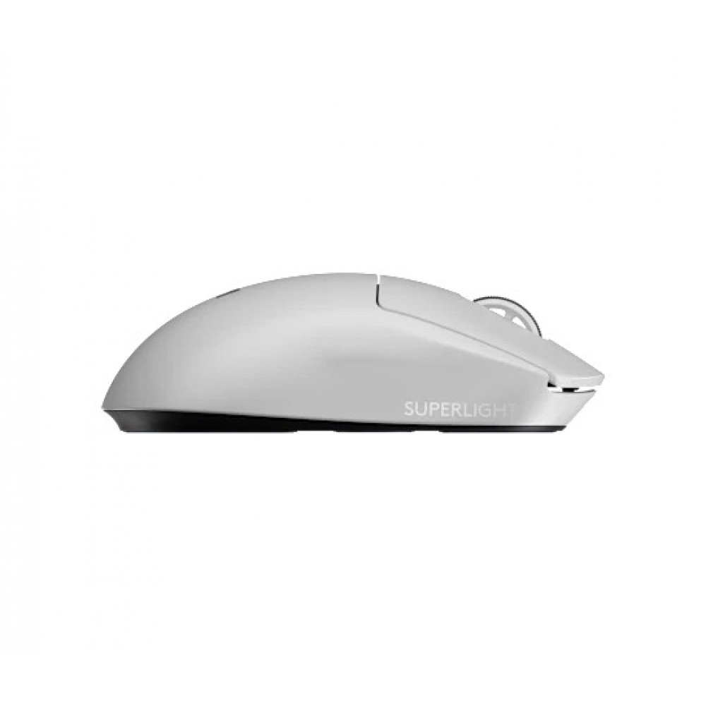 Logitech PRO X SUPERLIGHT 2 SE – безжична гейминг мишка, 44000 DPI, Hero 2, 60g, бяла